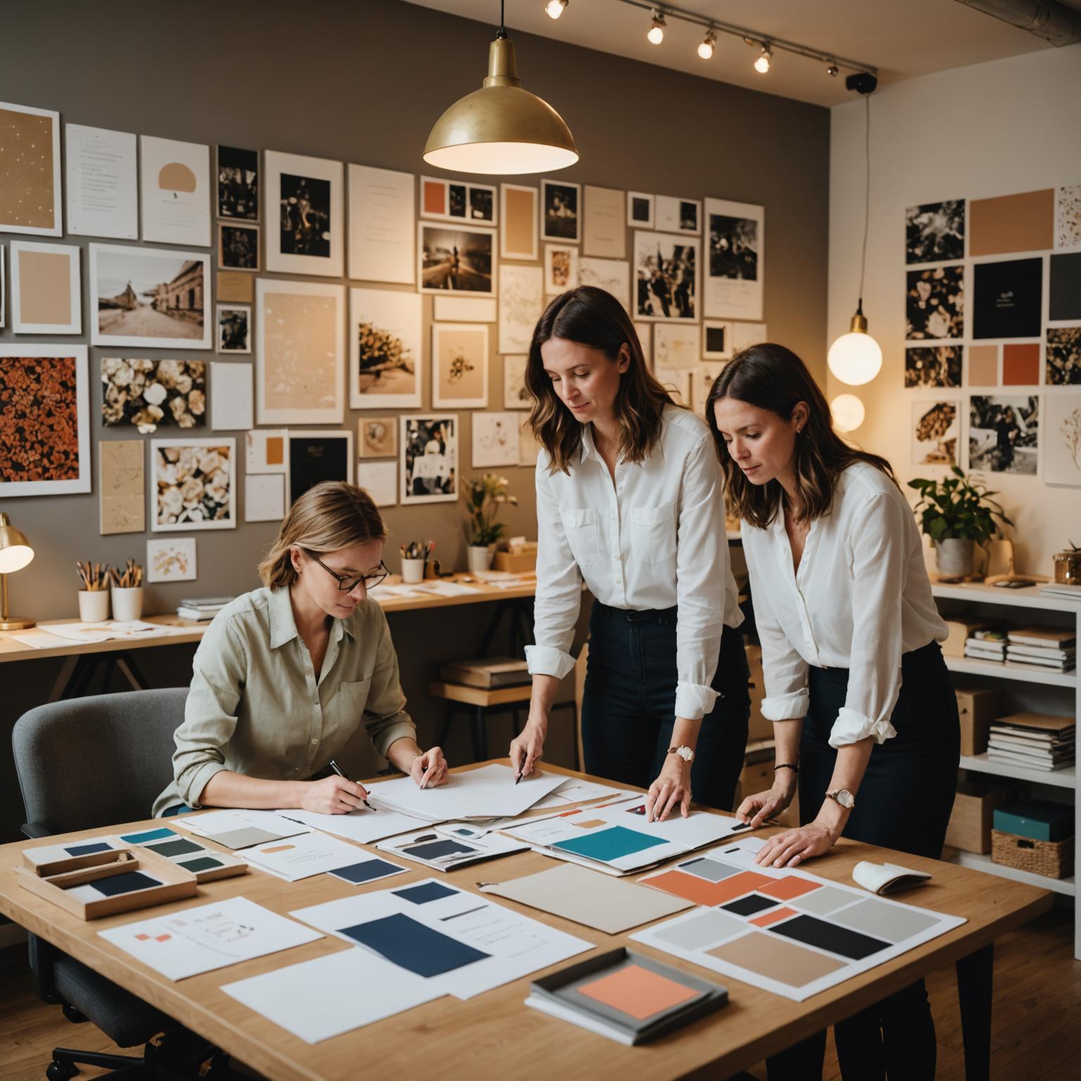 Lyapchev Design Studio team collaborating on a project