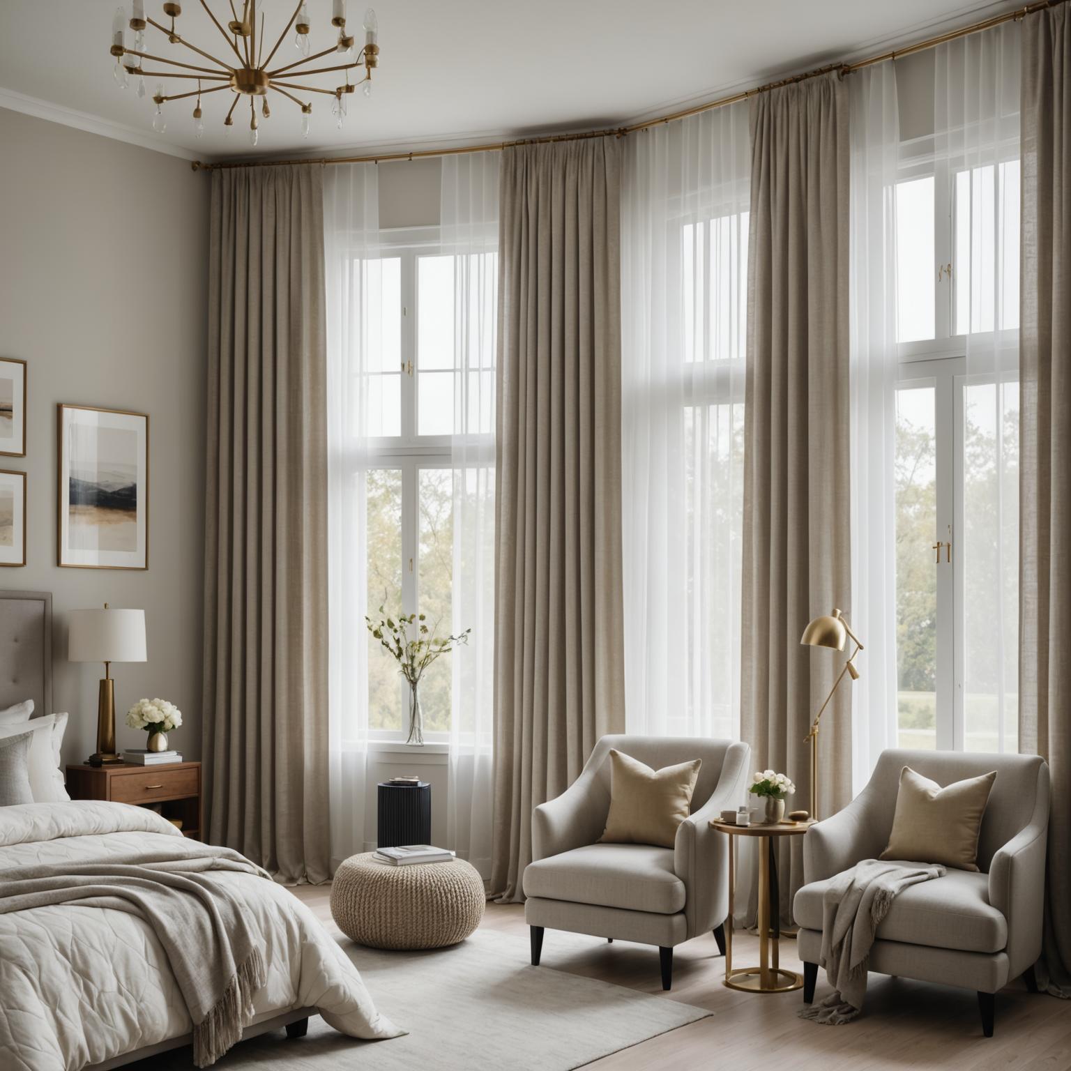 Custom curtains and window treatments